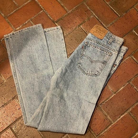 Vintage Orange Tab Levi's Light Blue Denim Jeans - Picture 2 of 7
